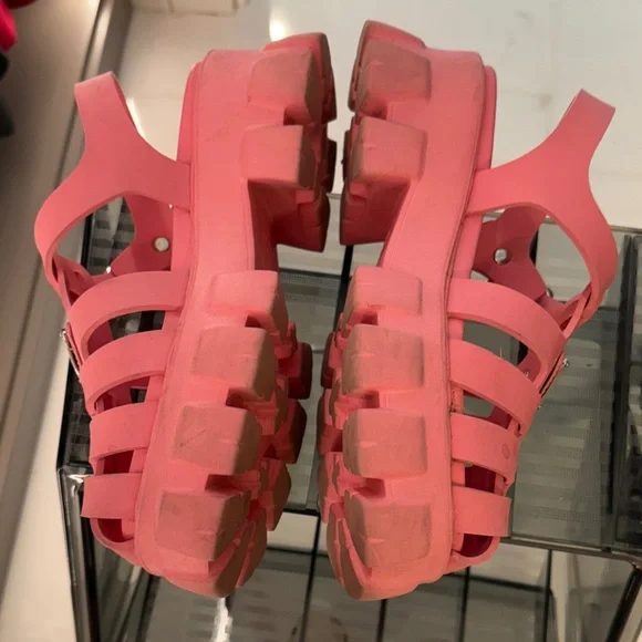 Prada Women's Coral Sandals - Picture 2 of 4